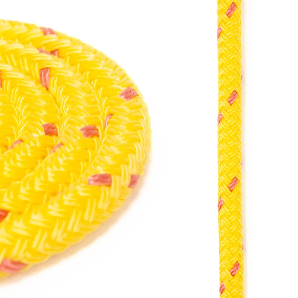 1/4" Double Braid MFP Floatline - Yellow