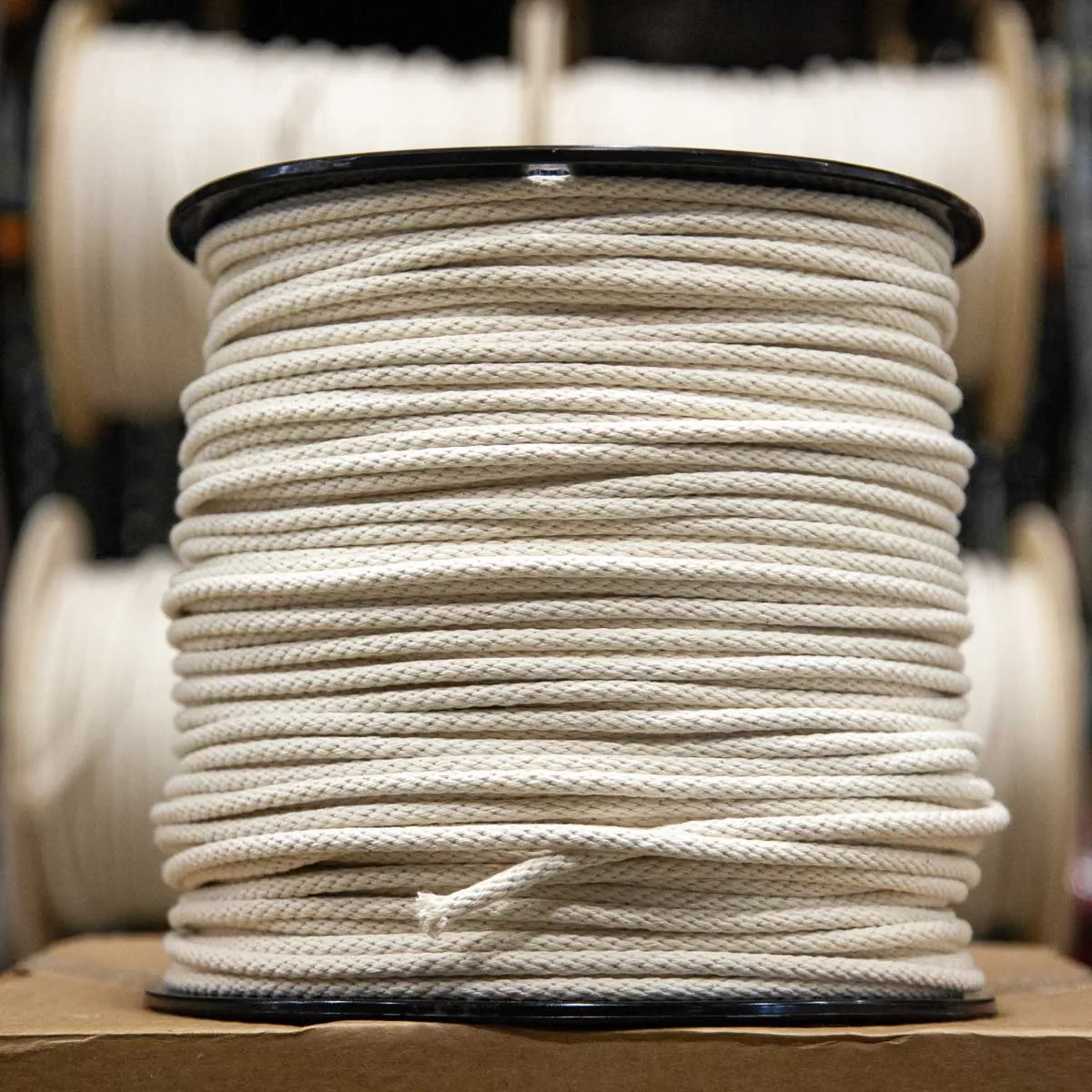 1/4" Solid Braid Cotton