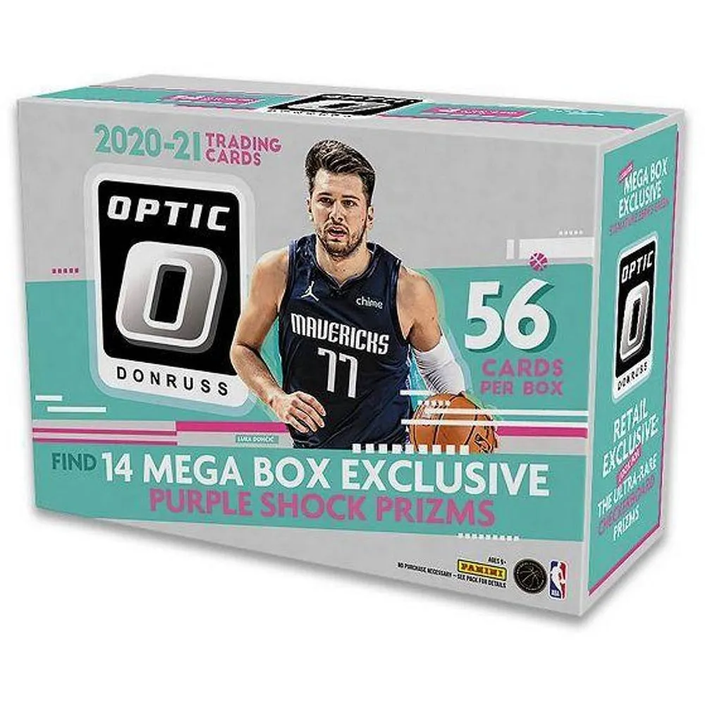 2020-21 Panini Donruss Optic Basketball Megabox (Purple Shock Prizms)