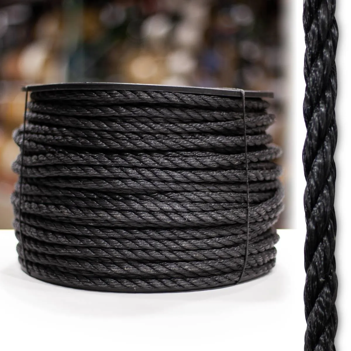 3-Strand Polypropylene - Black