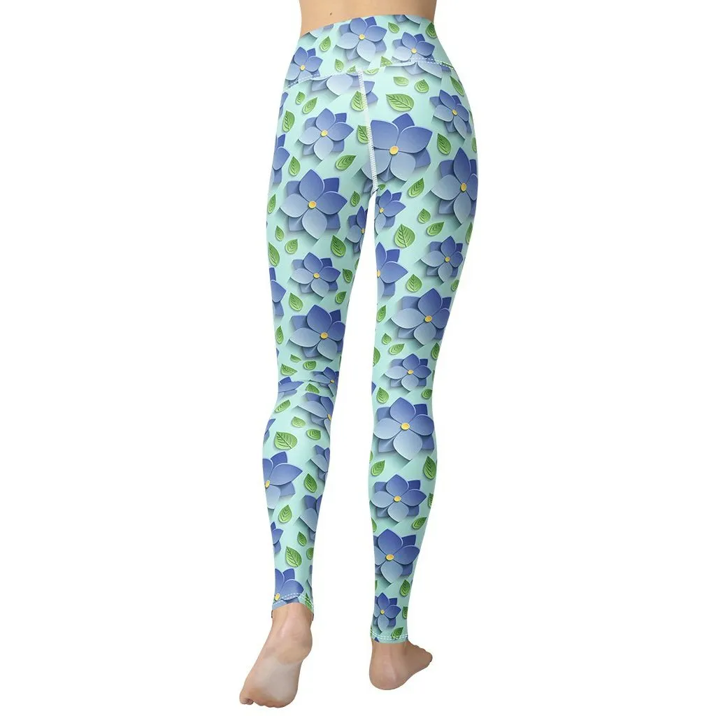 3D Floral Yoga Leggings