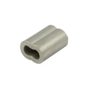 5mm Ferrules : Nickel Plated Copper (creased)