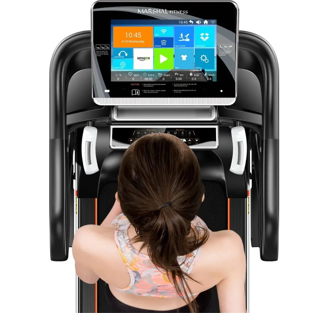 6.0 HP DC Motorized Treadmill with 15.6" Android TV