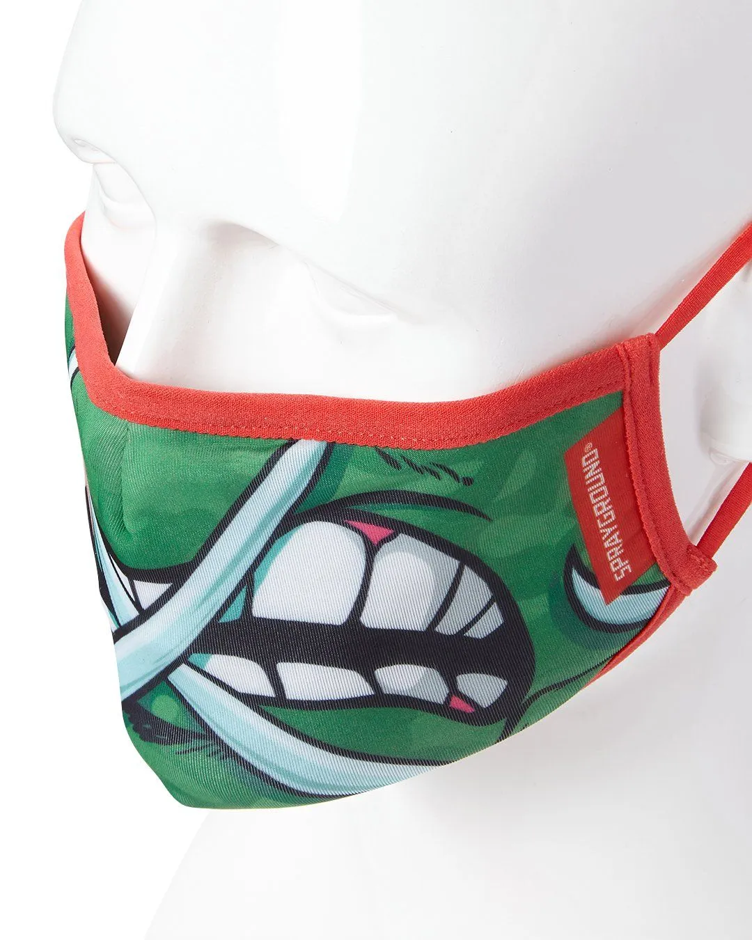 ADULT TMNT: RAPHAEL SHARK FORM FITTING FACE-COVERING