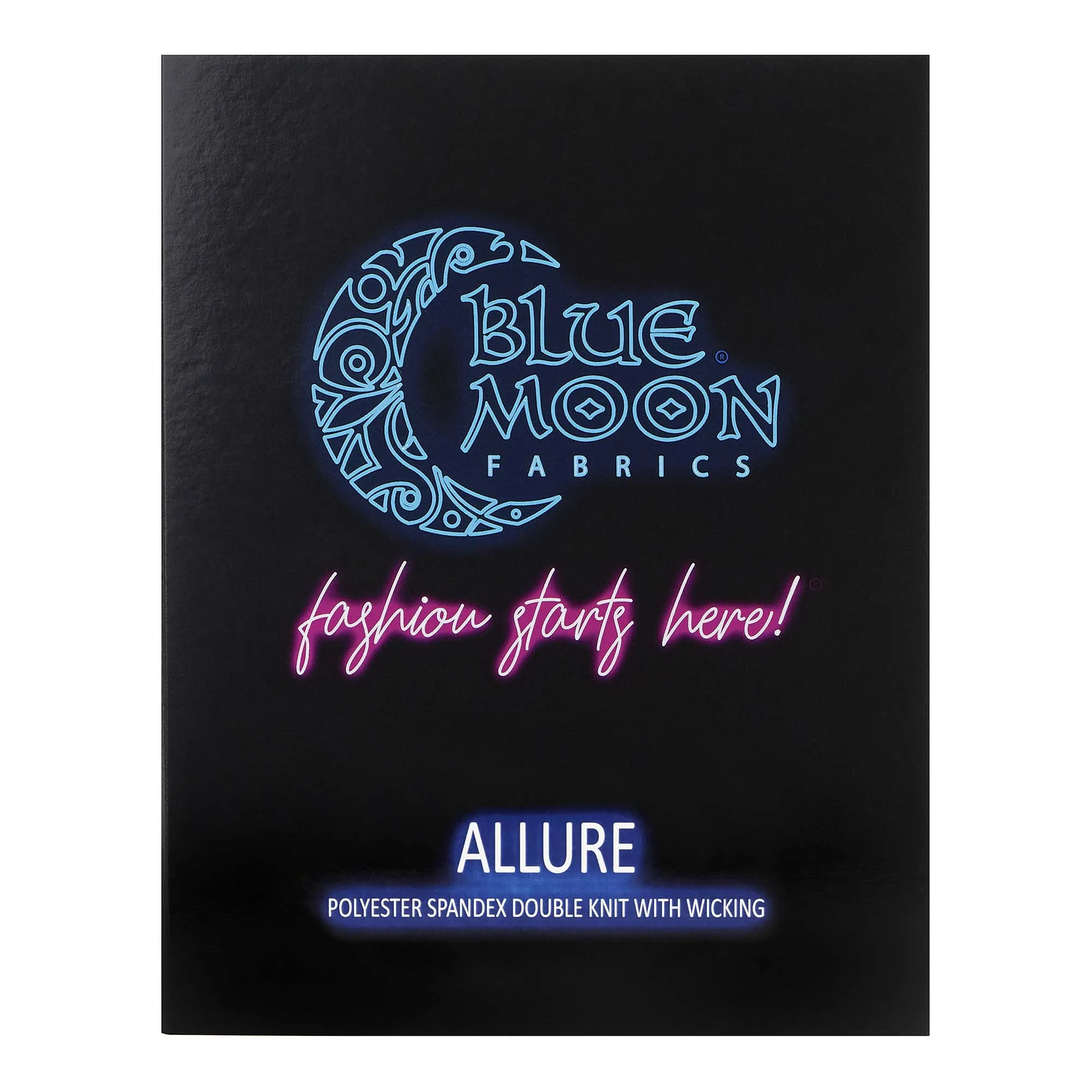 Allure Polyester Spandex with Wicking Color Card | Blue Moon Fabrics