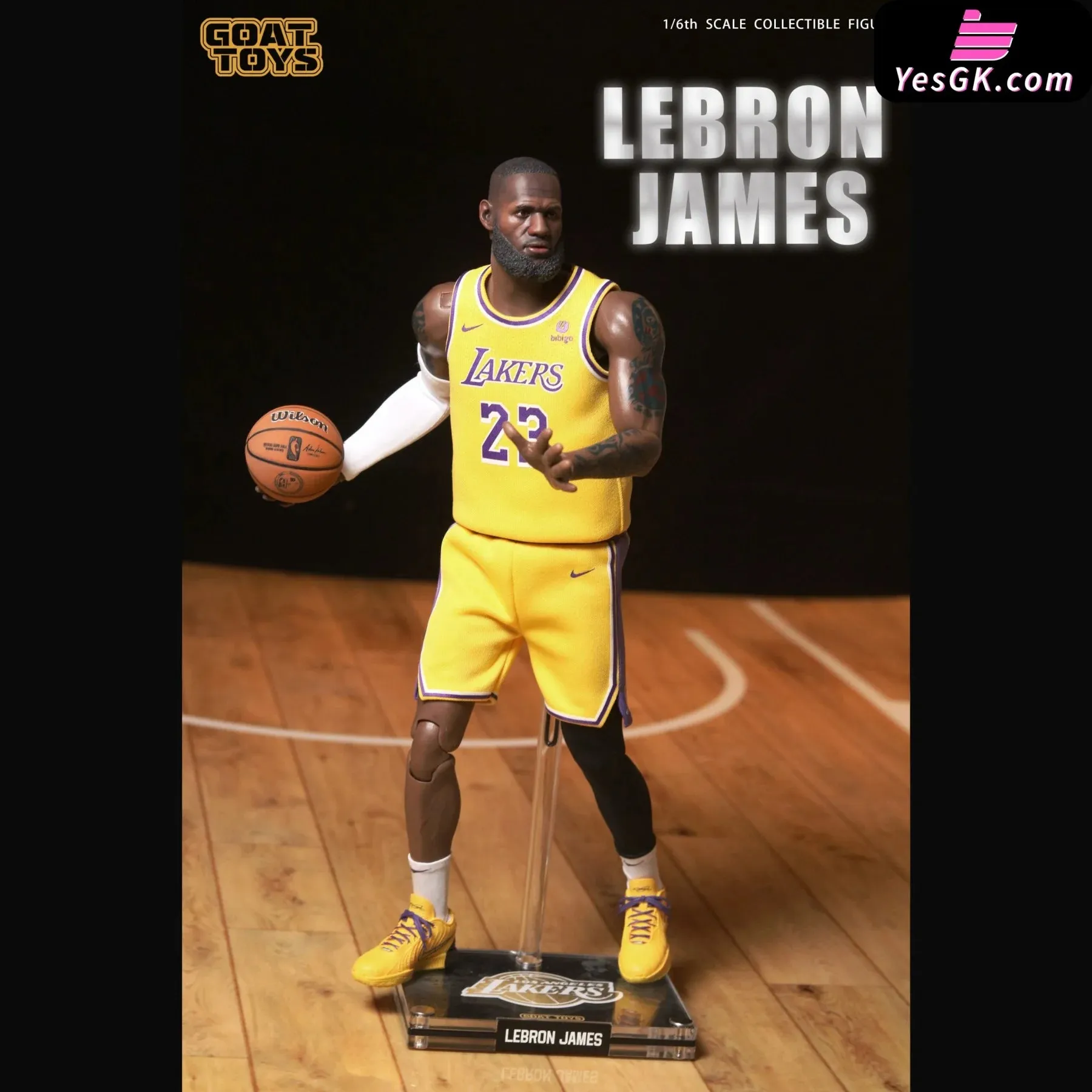 Anniversary Limited Edition 1/6 LeBron James LAL Set Action Figure - Goat Toys Studio [Pre-Order]