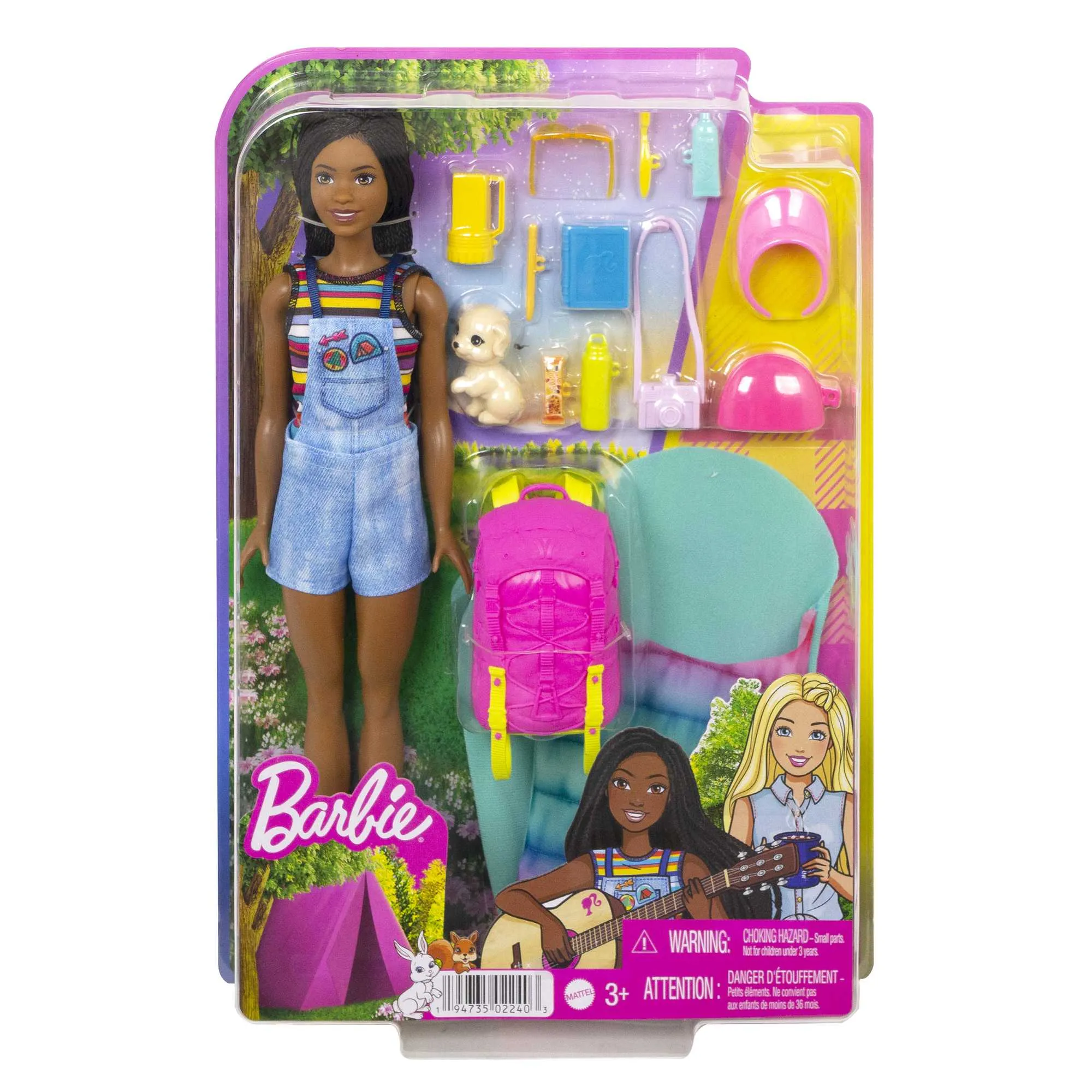 Barbie Doll And Accessories, It Takes Two “Brooklyn” Camping Doll And 10  Pieces