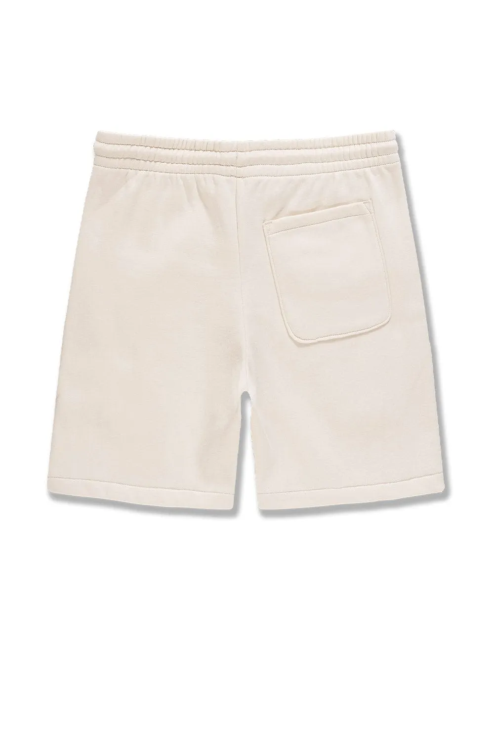 Big Men's Retro Paradise Tonal Shorts (Bone)