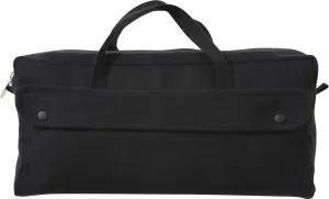 Black - Military Brass Zipper Mechanics Jumbo Tool Bag