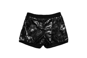 Black Sequin Shorts