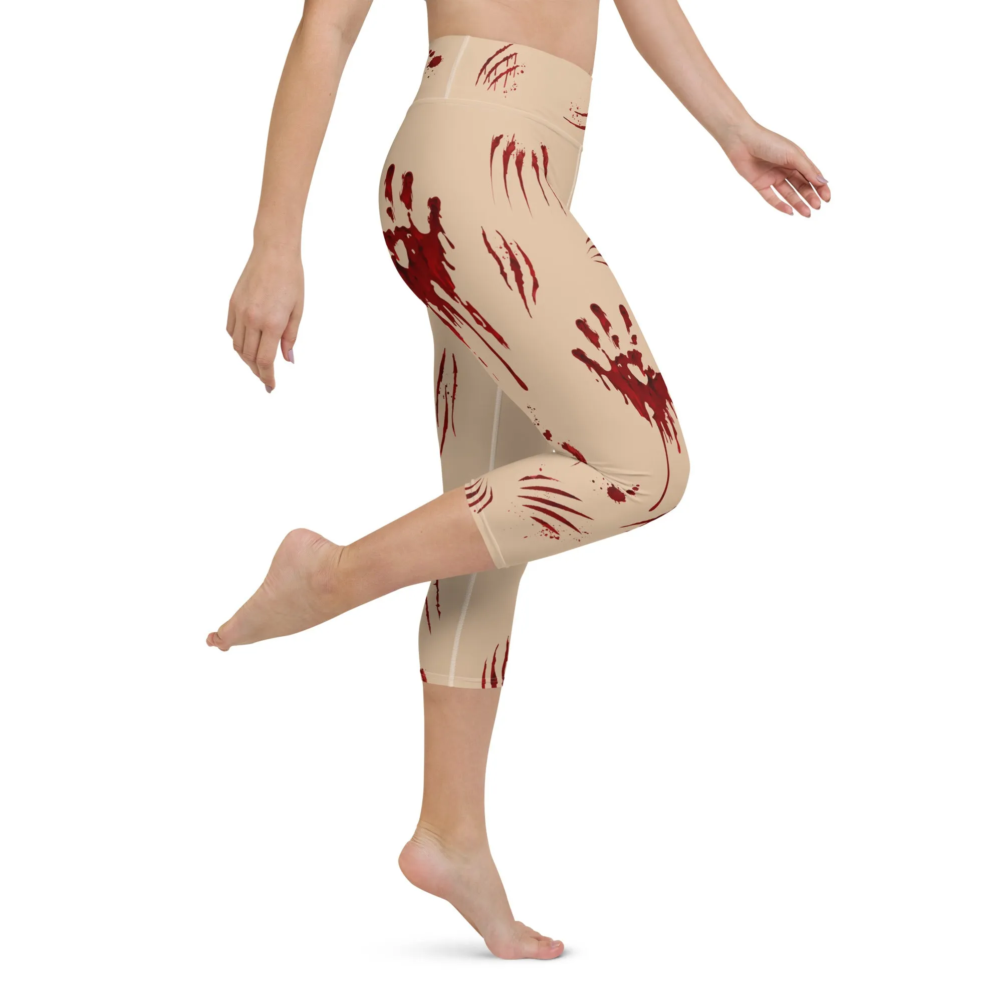 Bloody Halloween Yoga Capris