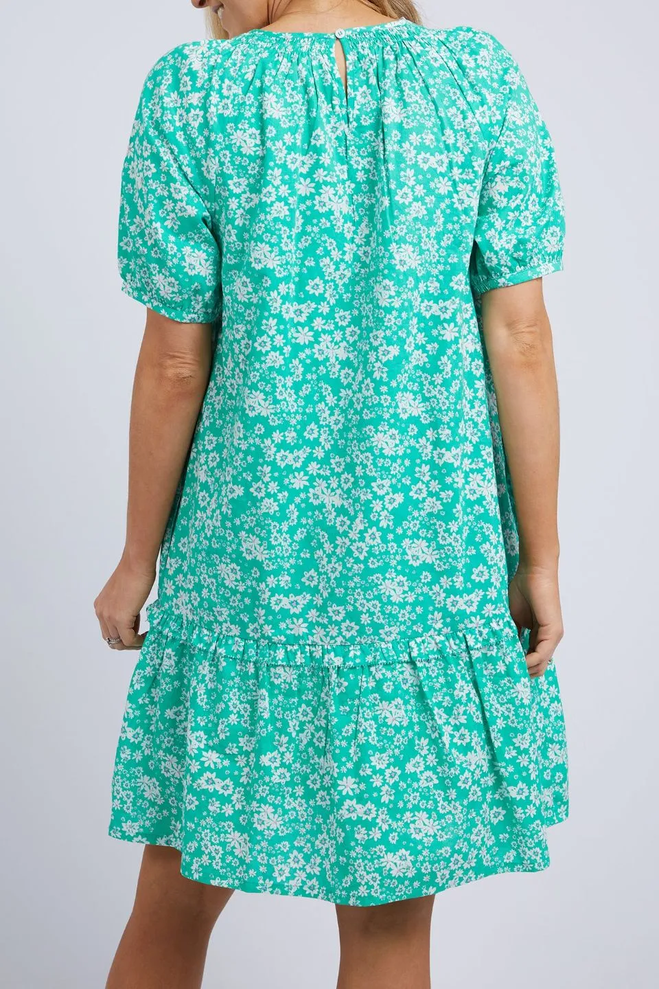 Bloom Emerald Floral Dress