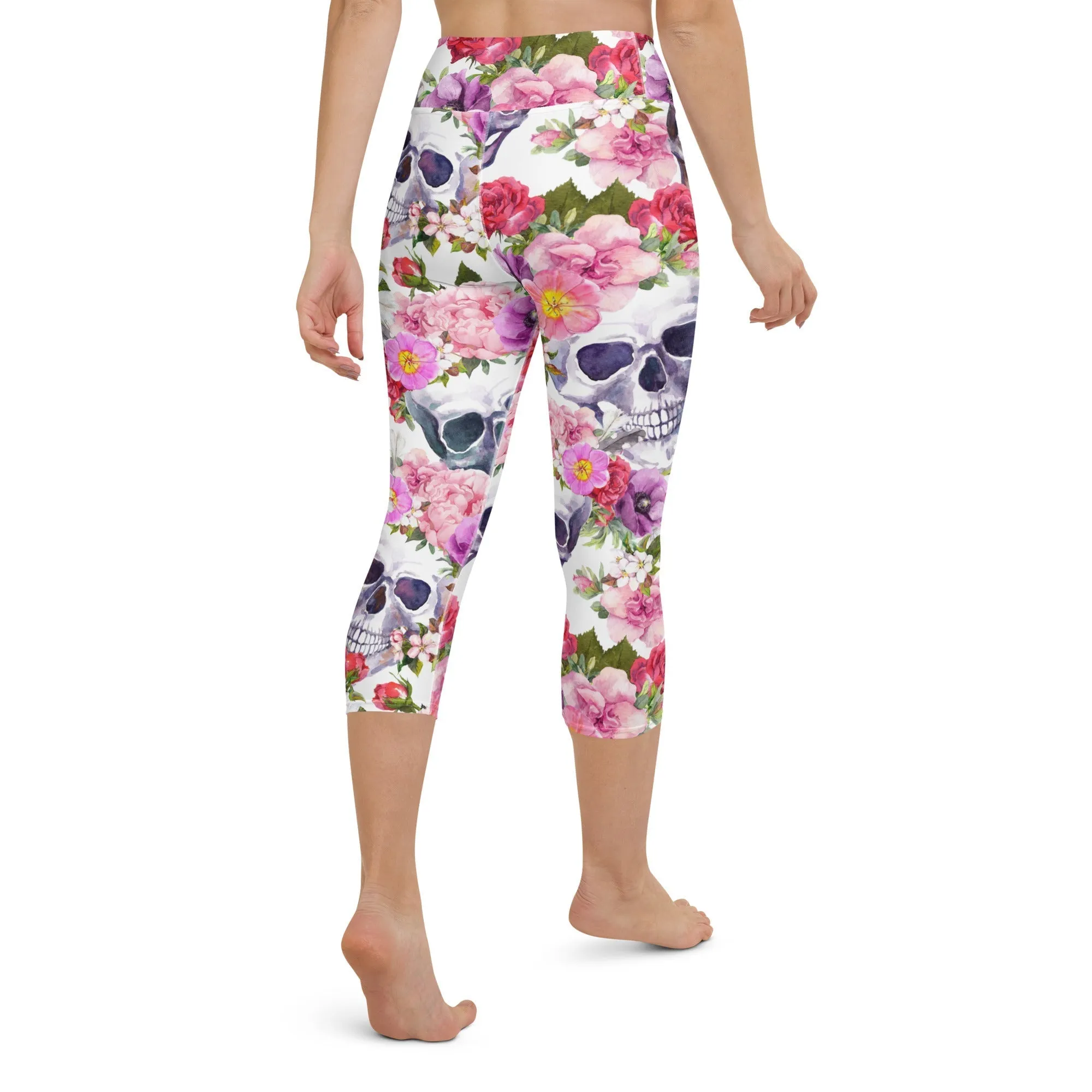 Boho Skull Yoga Capris