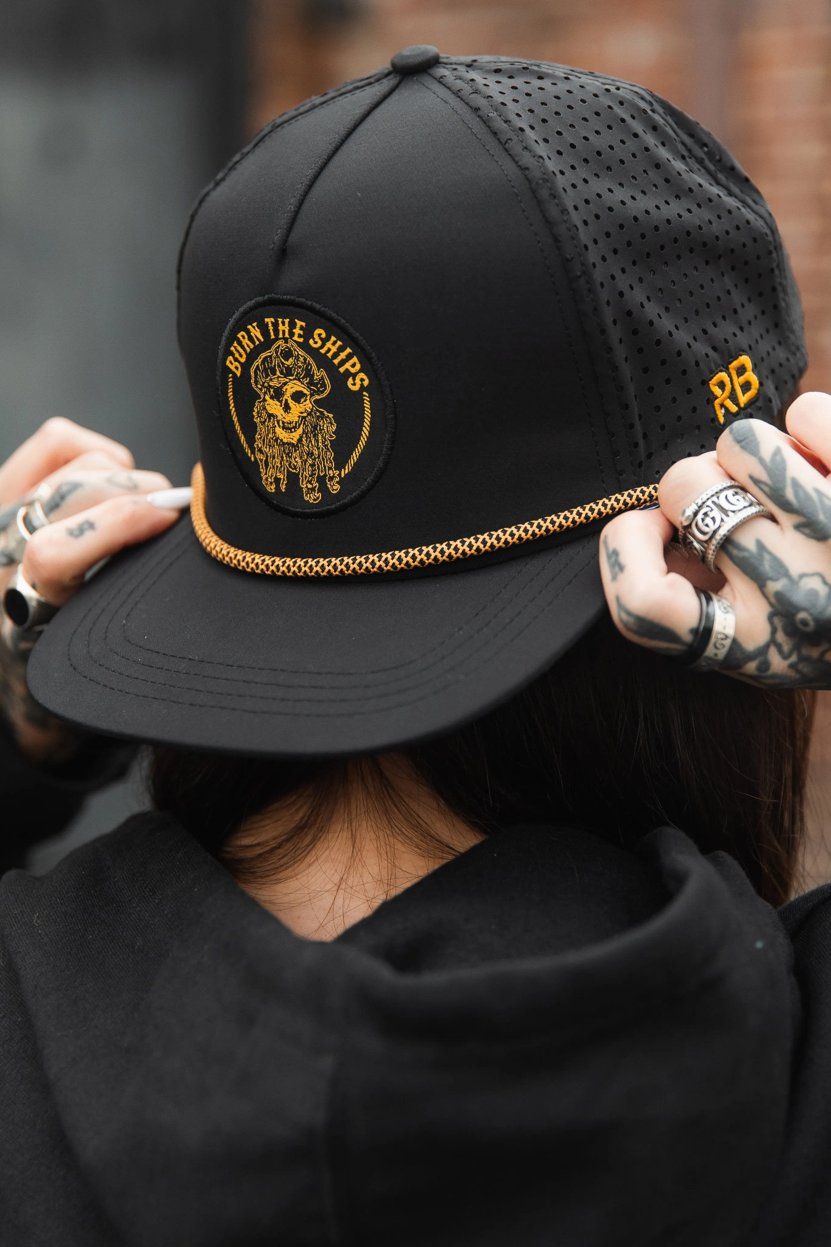 Burn The Ships BLACKOUT Snapback