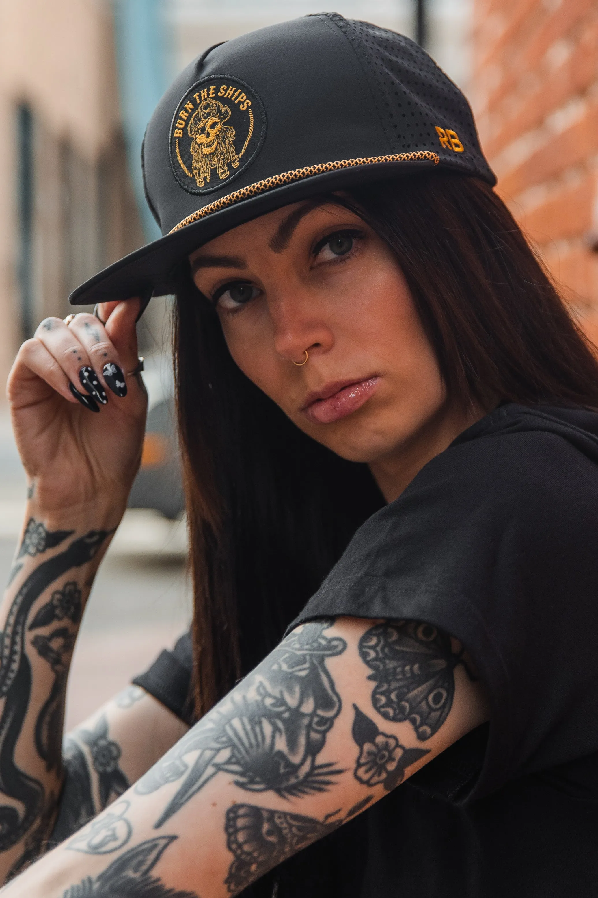 Burn The Ships BLACKOUT Snapback