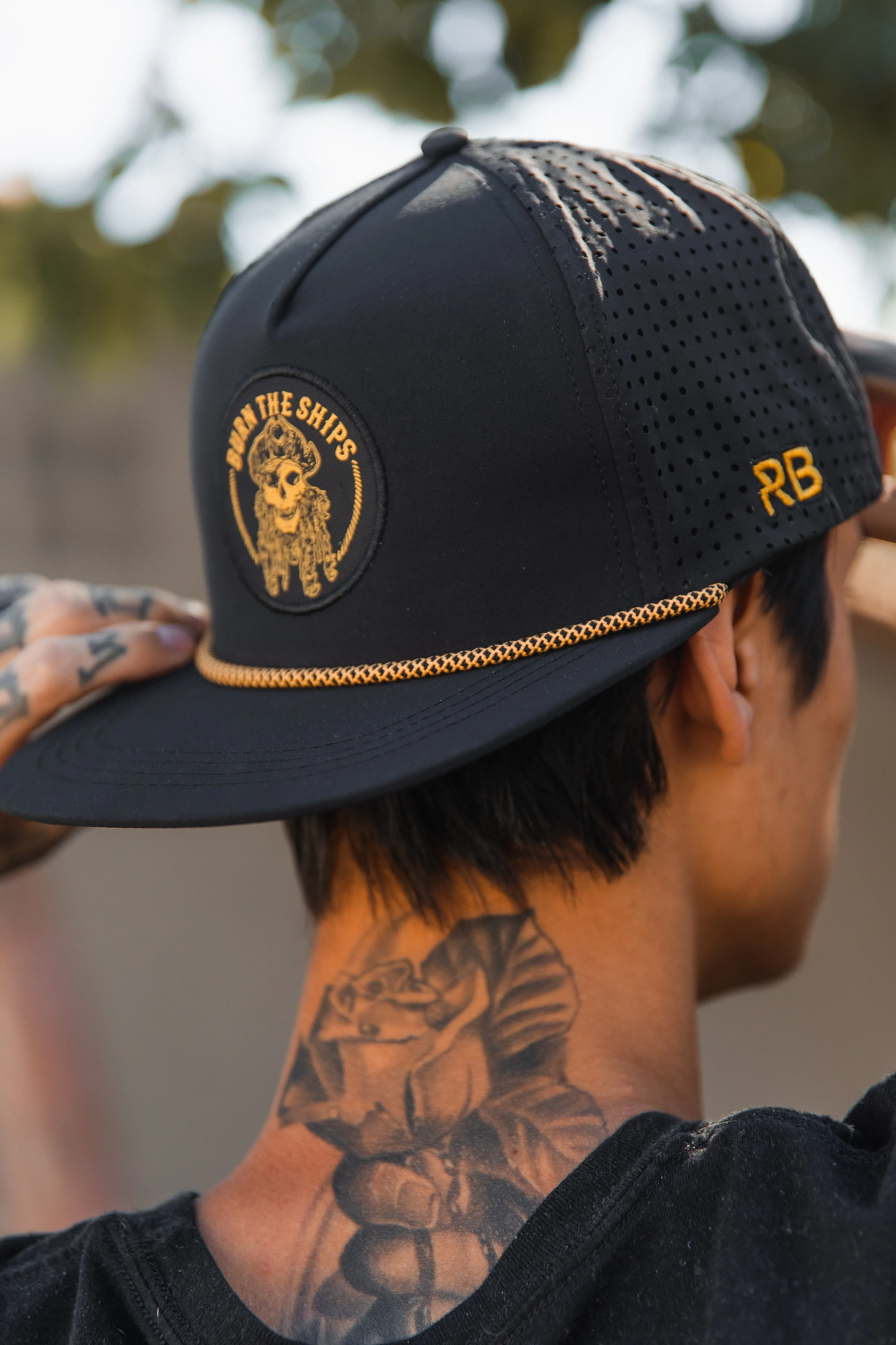 Burn The Ships BLACKOUT Snapback