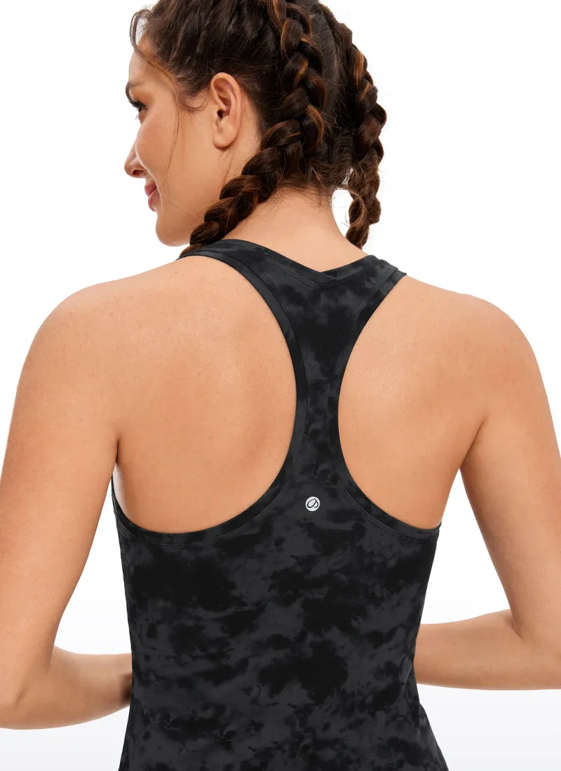 Butterluxe Waist-Length Crewneck Tank Racerback