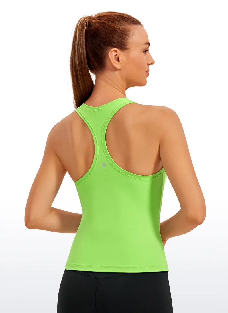 Butterluxe Waist-Length Crewneck Tank Racerback