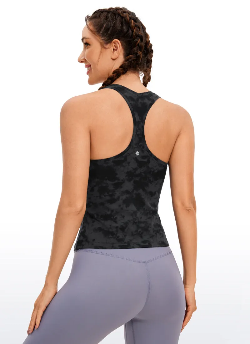 Butterluxe Waist-Length Crewneck Tank Racerback