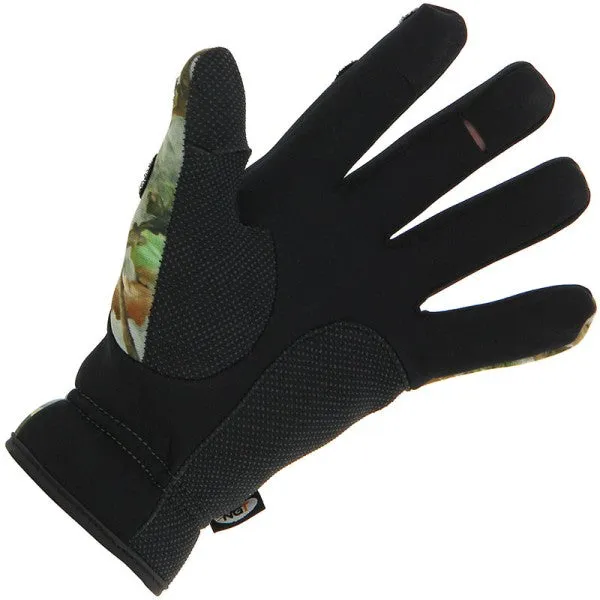 Camo Neoprene Fishing / Shooting Gloves