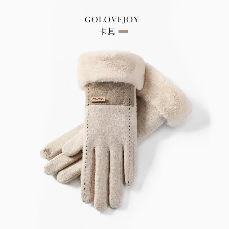 Cashmere Fleece-lined Gloves