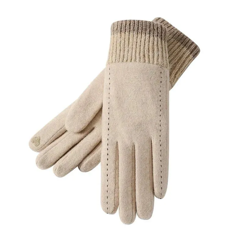 Cashmere Fleece-lined Gloves