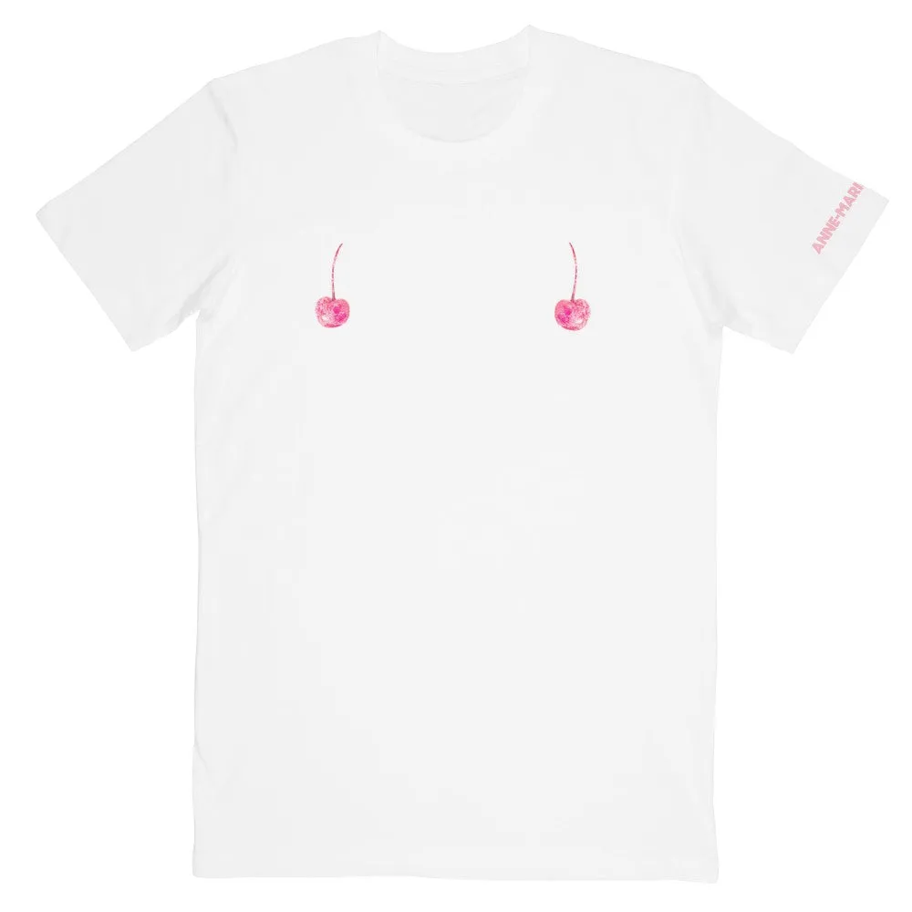 Cherry Nips T-Shirt White