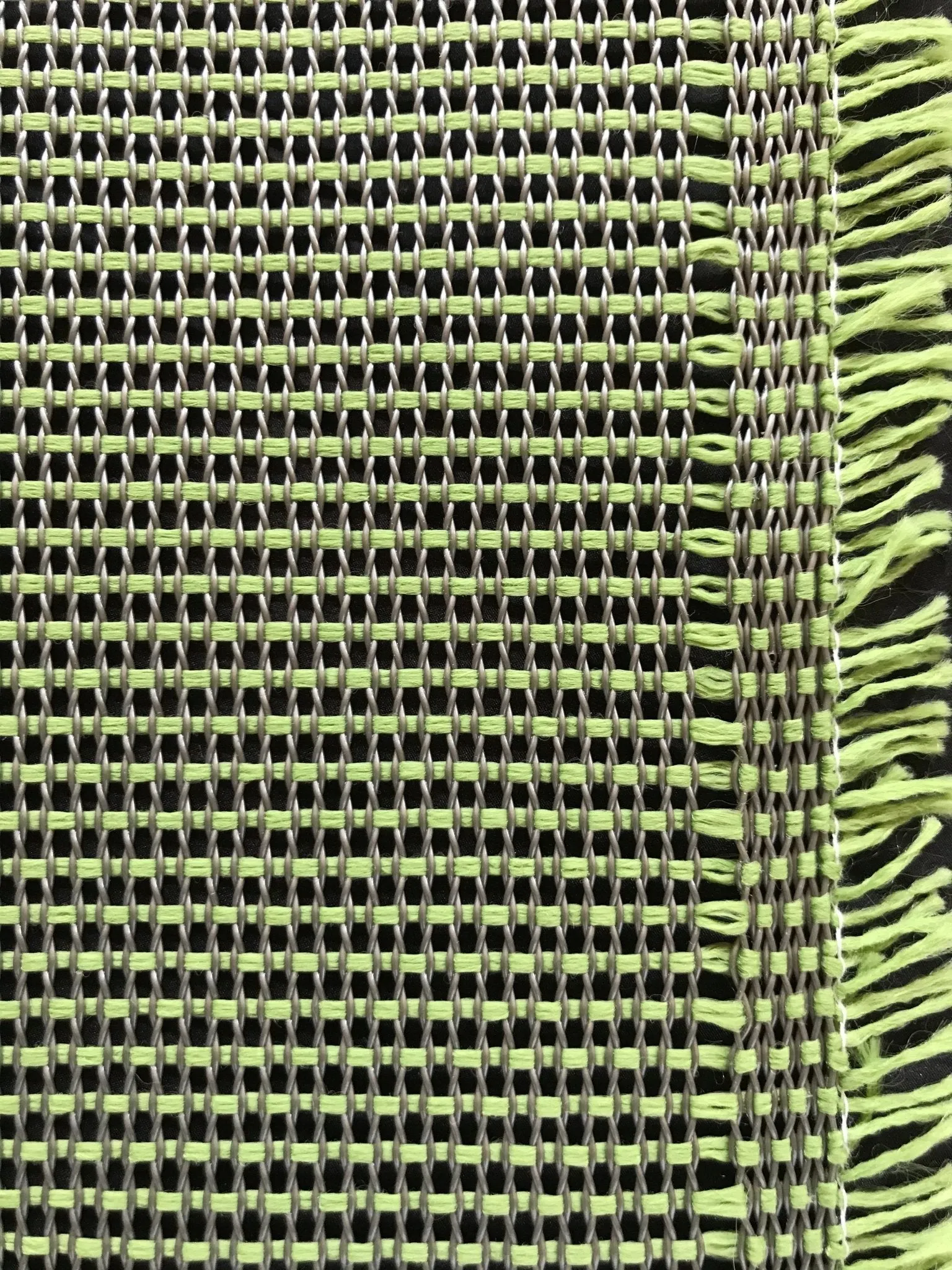 Citron Heavy Mesh Fabric Interior Design