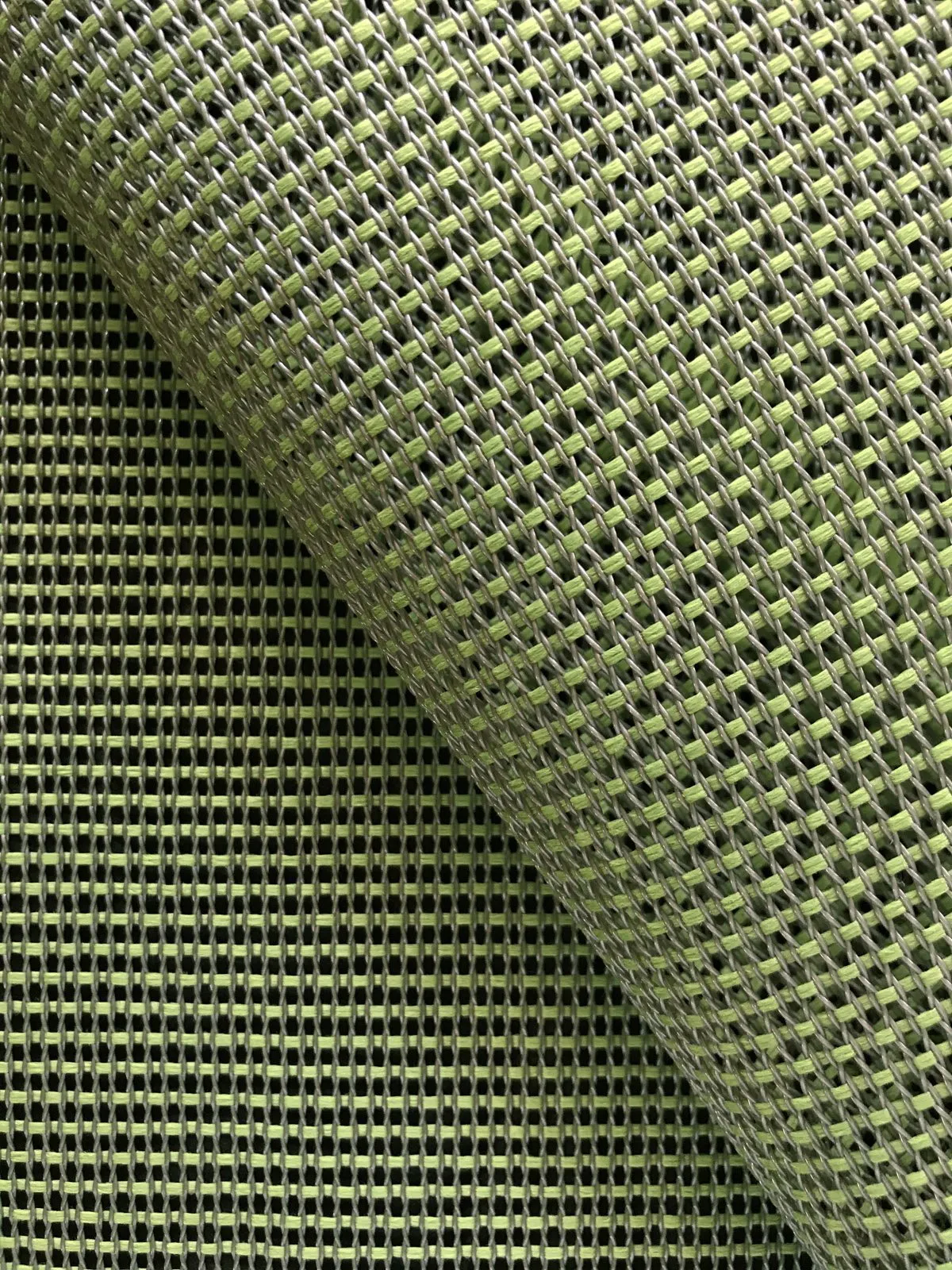 Citron Heavy Mesh Fabric Interior Design