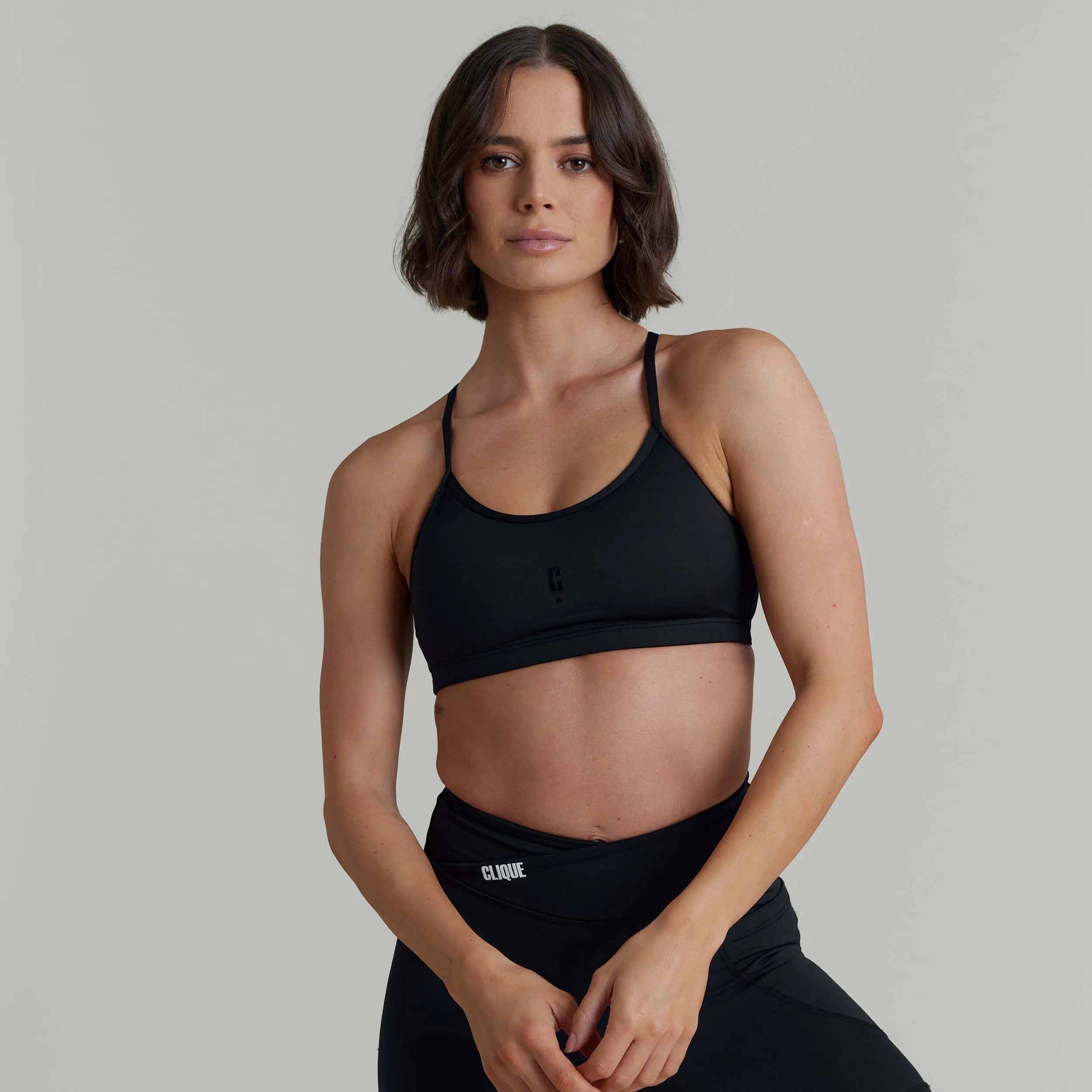 CLQ Yoga Bra - BLACK