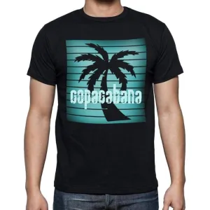 'copacabana, beach holidays in copacabana, beach t shirts, Men's Short Sleeve Round Neck T-shirt 00028