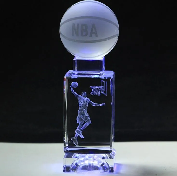 Crystal basketball music box