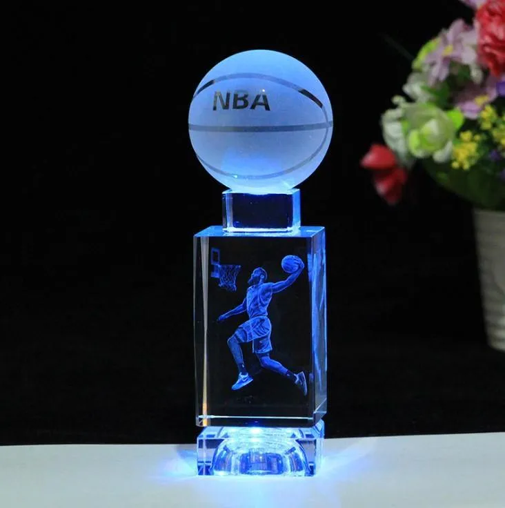 Crystal basketball music box