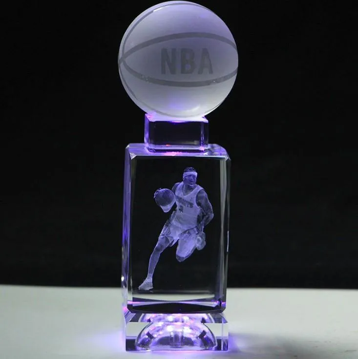 Crystal basketball music box