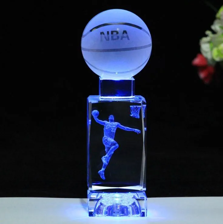 Crystal basketball music box