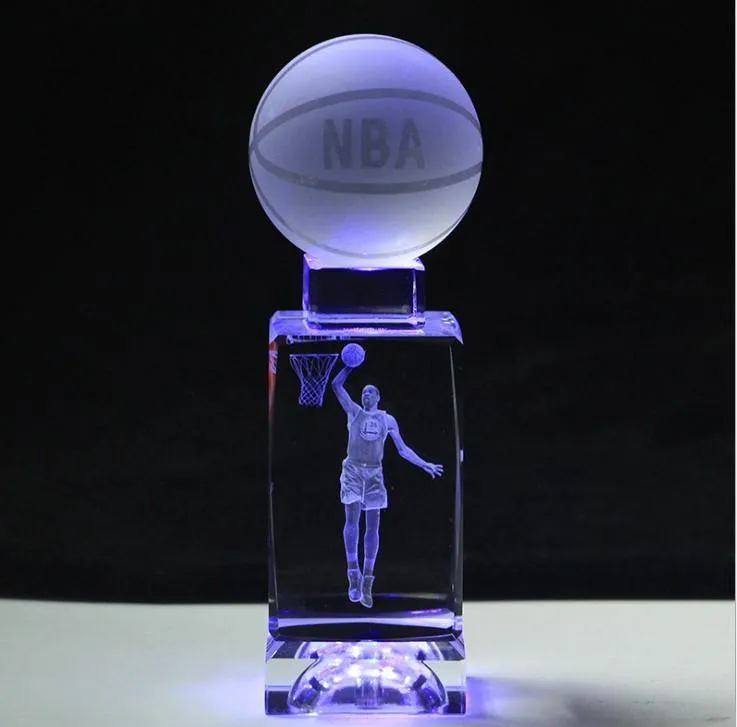 Crystal basketball music box