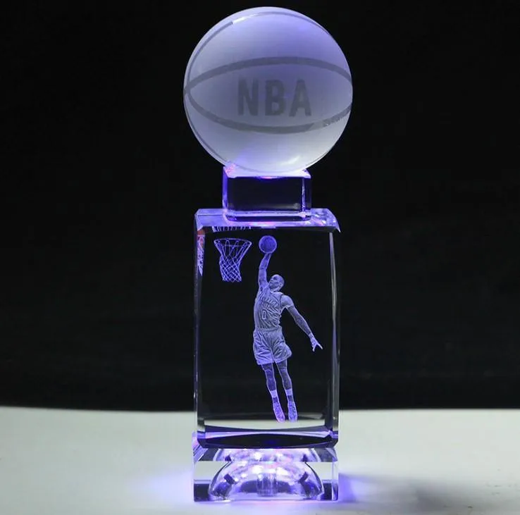 Crystal basketball music box