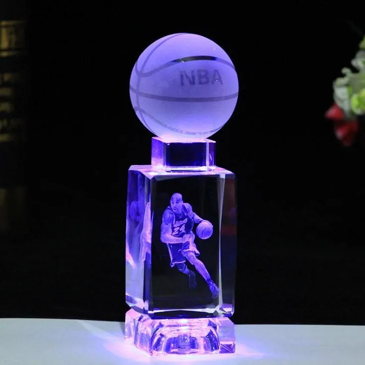 Crystal basketball music box