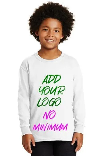 Custom Ultra Cotton Youth Long Sleeve T-Shirt  2400B