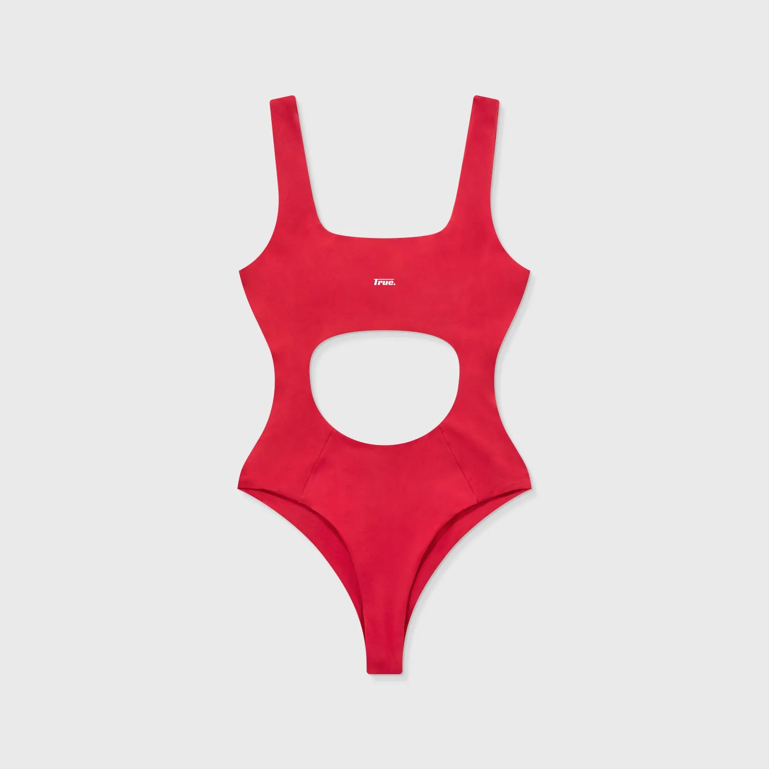 Cut-Out Bodysuit - Rojo