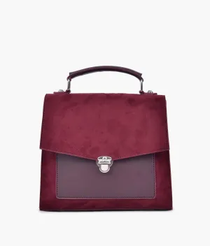 Dark Maroon Handbag For Women 602