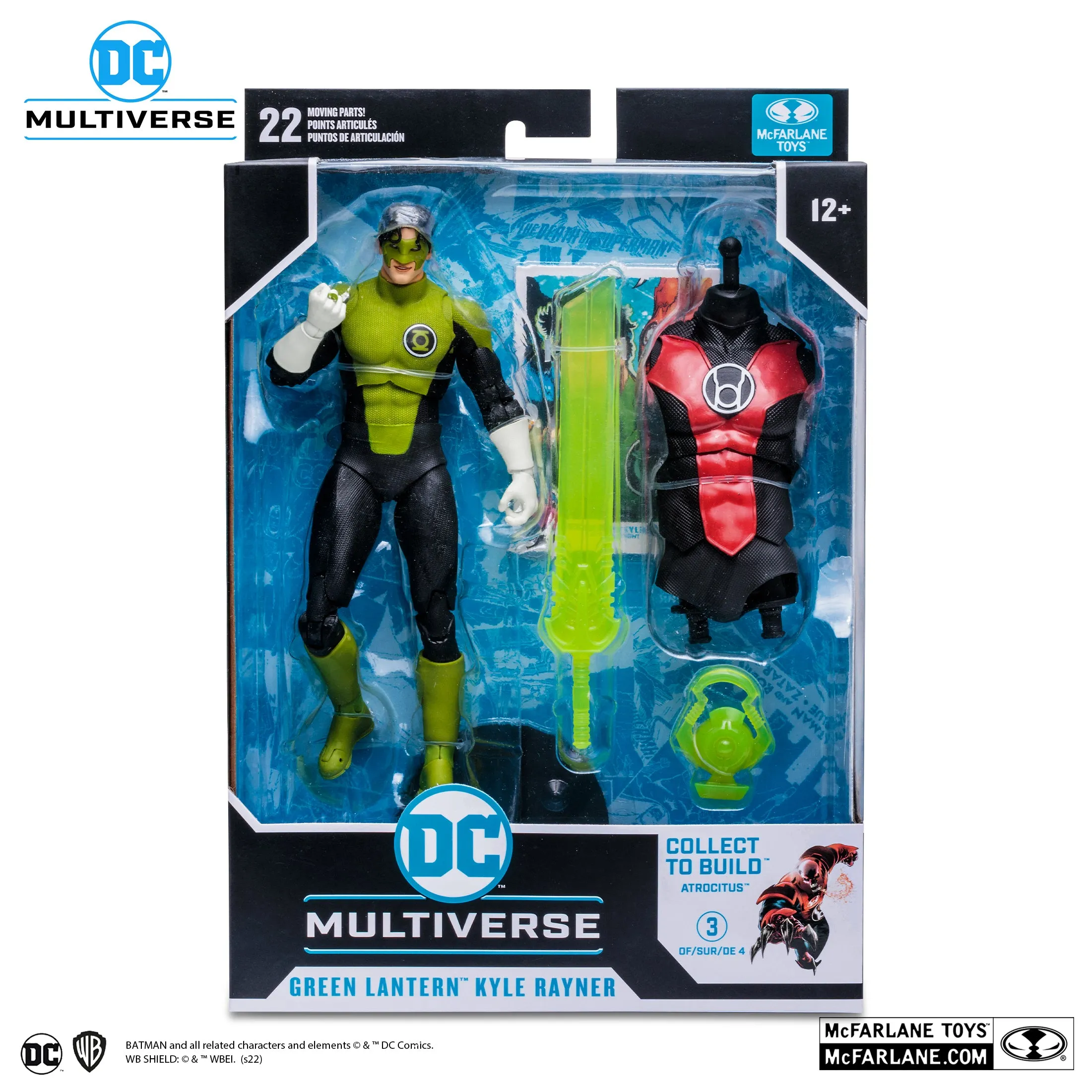 DC Multiverse Blackest Night Green Lantern Kyle Rayner (Build a Figure - Atrocitus) 7" Inch Scale Action Figure - McFarlane Toys