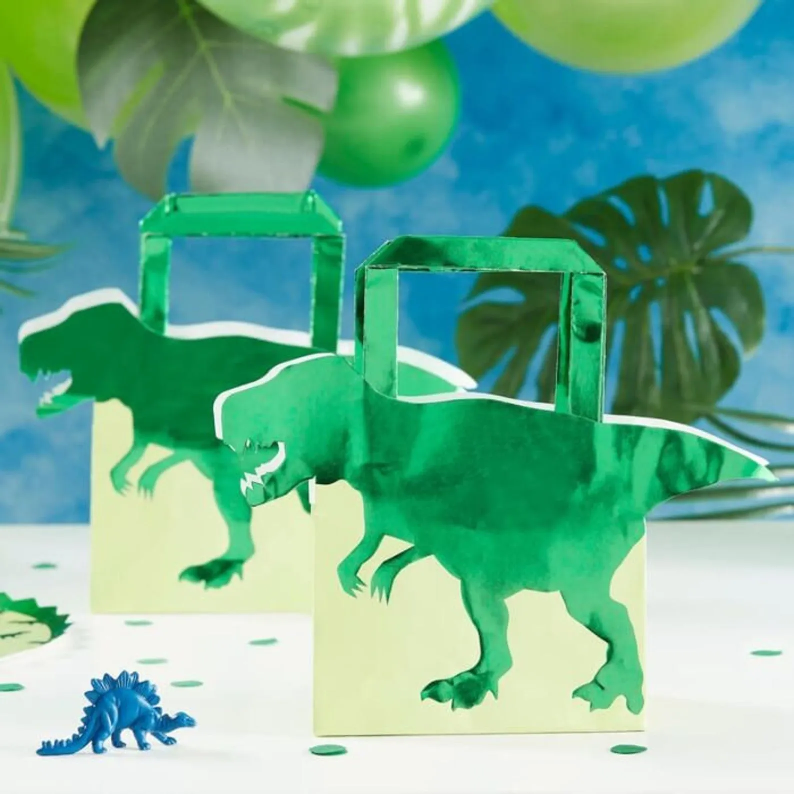 Dinosaur Roar Foil Favor Bags