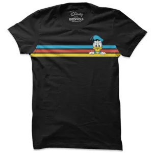 Disney Donald Duck: Retro Stripes T-Shirt.