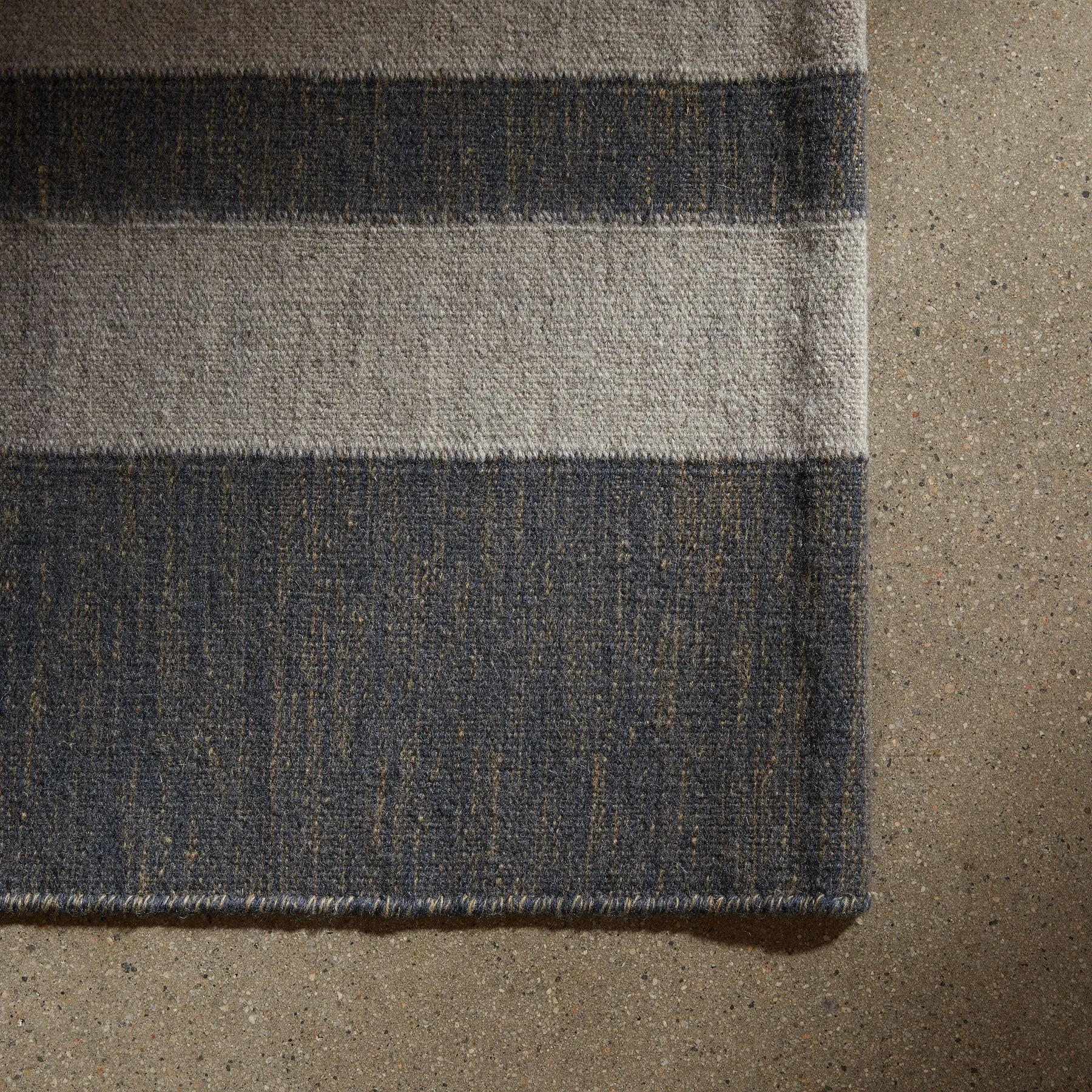 Double Stripe Entry Mat - Guntmetal Marle/Pearl Grey