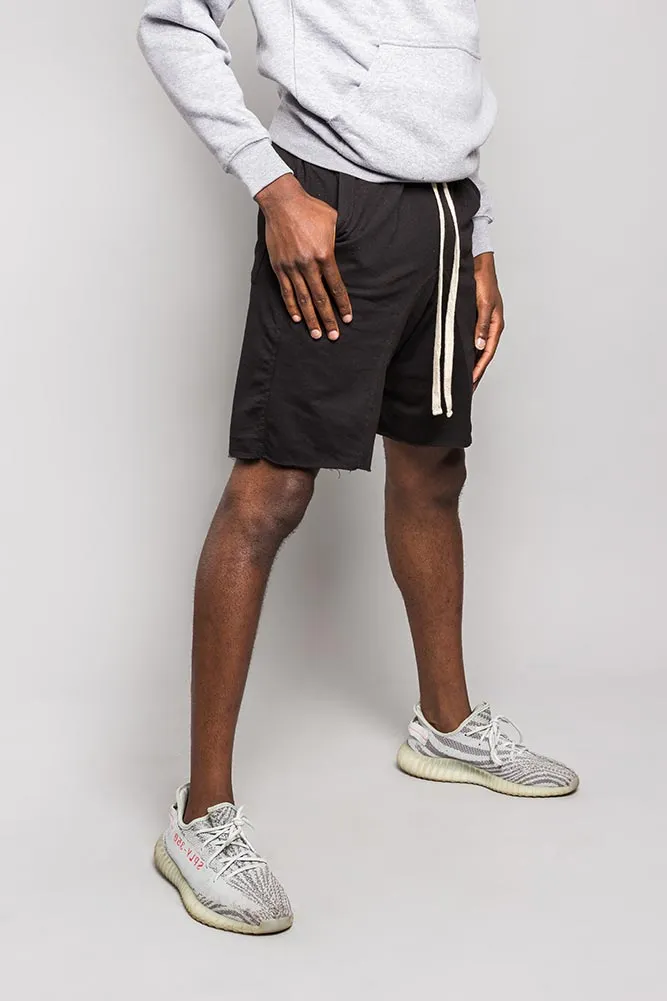 Dropped Crotch Sweat Shorts