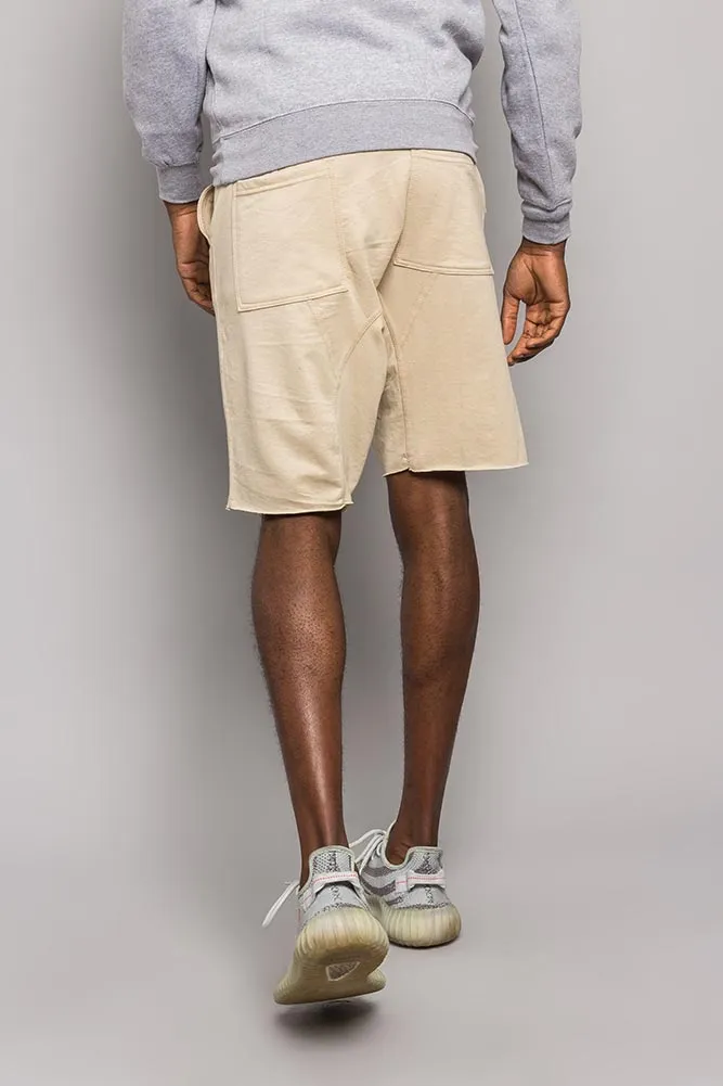 Dropped Crotch Sweat Shorts