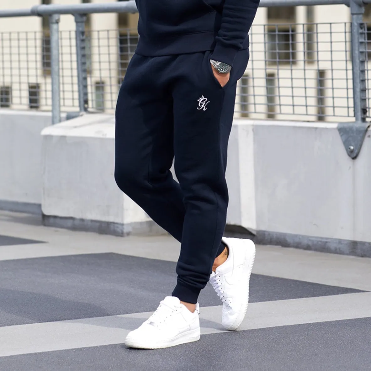 Gym King Fundamental Fleece Jogger - Navy