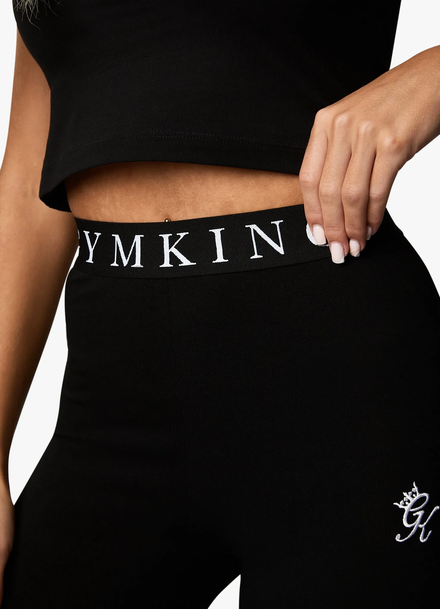 Gym King Linear Tape Legging - Black