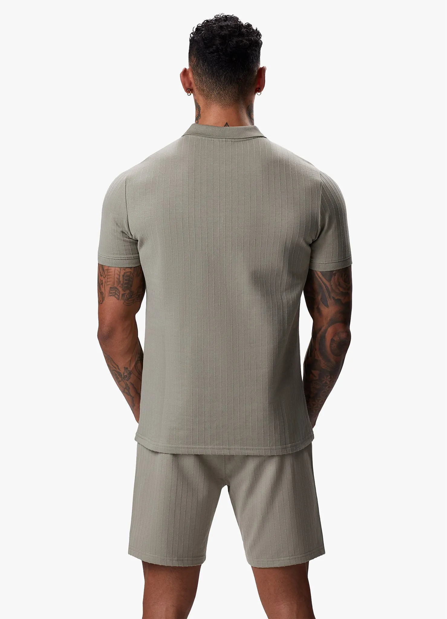 Gym King Riviera Signature Polo - Khaki